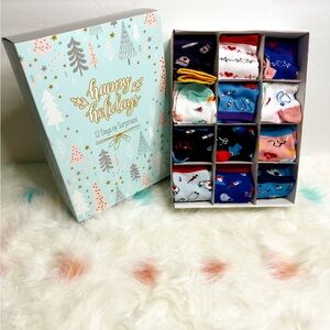 12 Days NURSES UNISEX ADVERT CHRISTMAS Surprises Sock Set